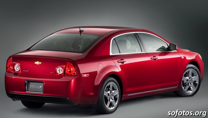 Chevrolet Malibu 2008 vermelho