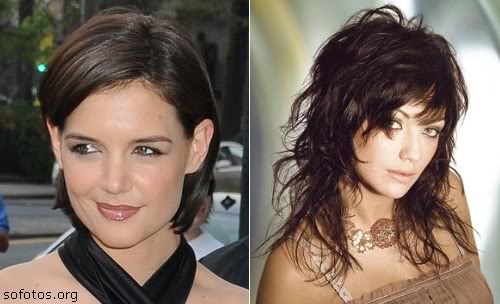 cabelo curto e médio repicados