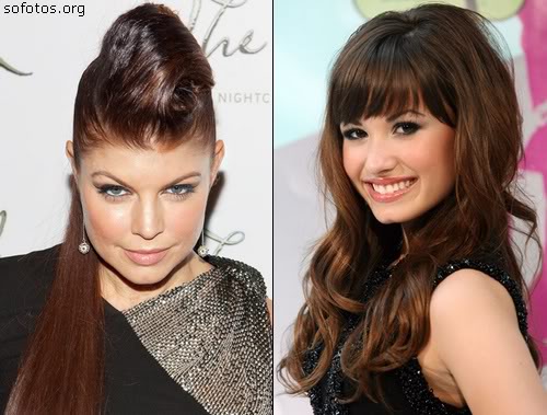 cabelo feminino com franja