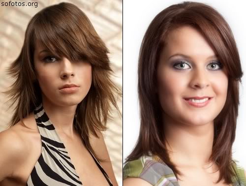 cortes de cabelo feminino com franja de lado