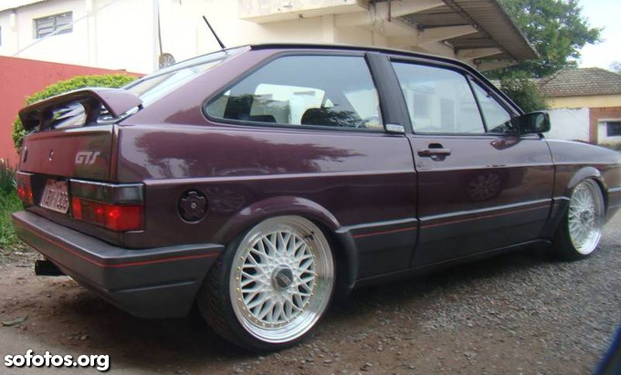 Gol Quadrado GTS tunado roda BBS