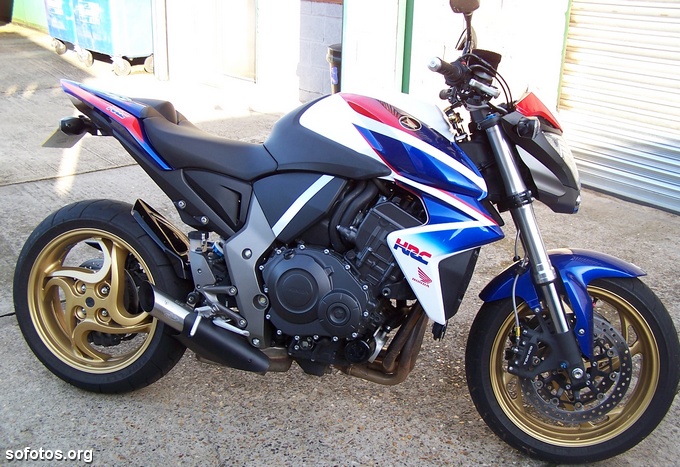Honda CB 1000R 2009 Azul e Branca