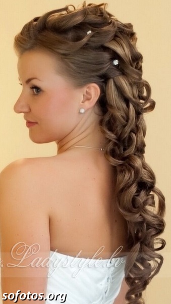Penteado para noivas com trança