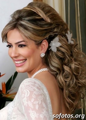 Penteado para noivas fotos