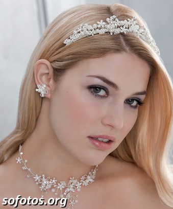 Penteados para noiva cabelo liso