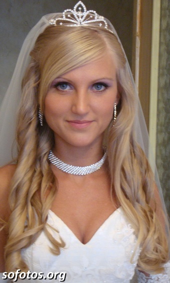 Penteados para noiva cabelo solto