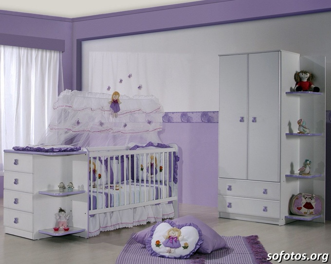 decoração de quarto de bebe completo
