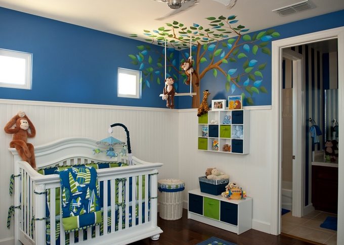 decoração de quarto de bebe safari