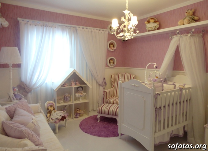 Projeto quarto suite de bebe menina