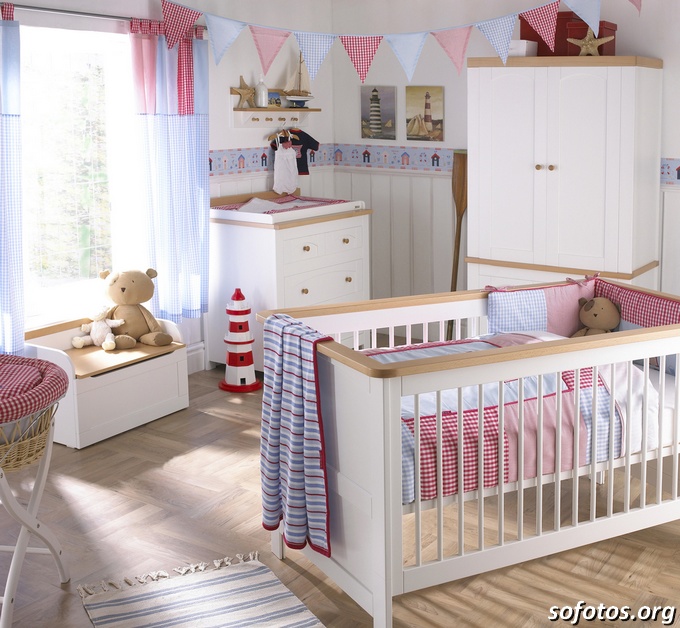 Quarto de bebê elegante