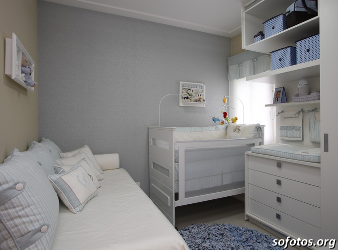 quarto de bebê espaço pequeno