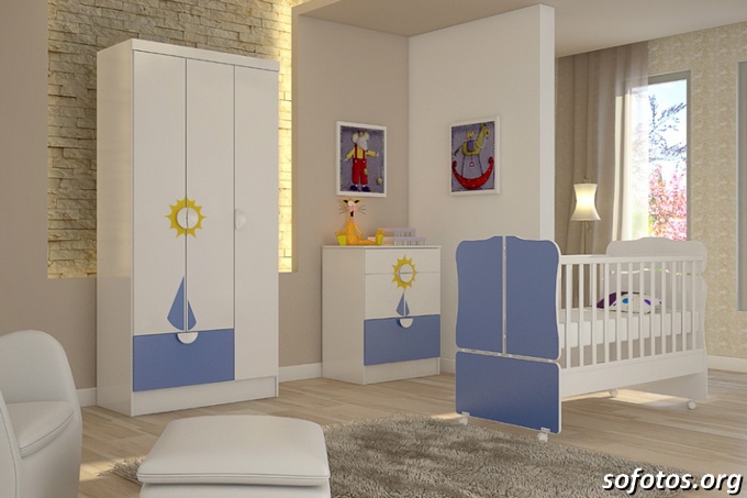 Quarto para bebê homem