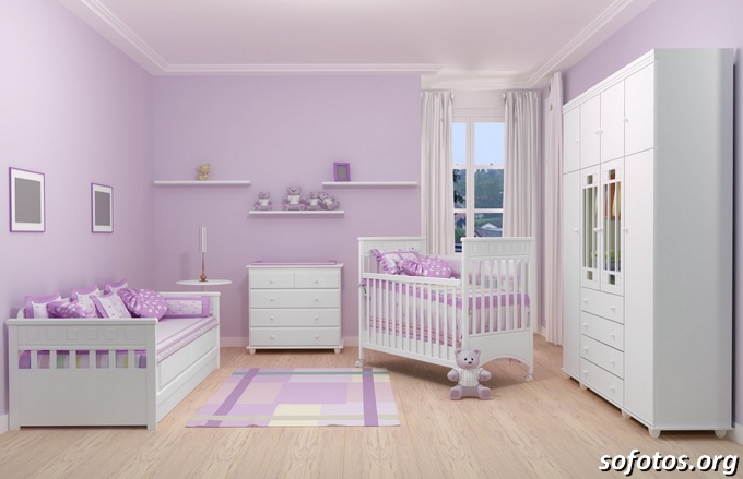 quartos de bebe completo lilas