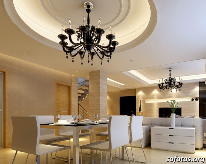 Sala de jantar decorada 19