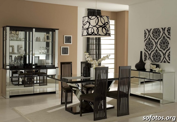 Sala de jantar decorada 22