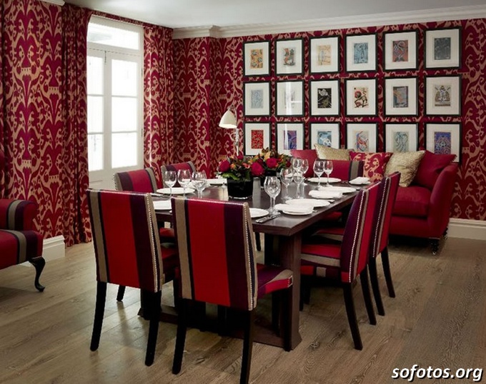 Sala de jantar decorada 25