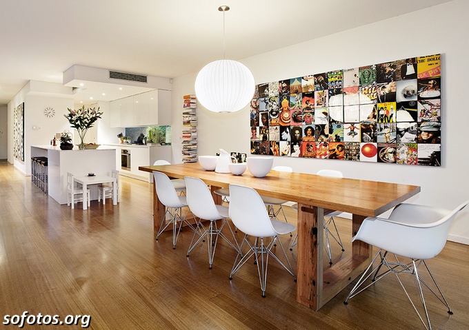 Sala de jantar decorada 4