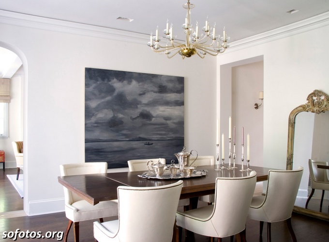 Sala de jantar decorada 44