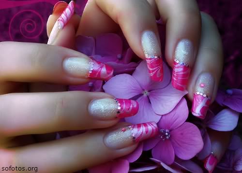 unhas de acrigel
