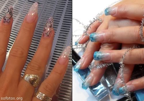unhas de gel