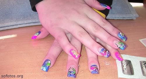 unhas decoradas francesinhas
