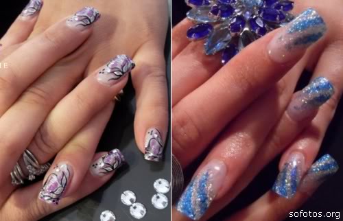 unhas decoradas inverno