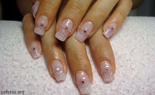 unhas decoradas para noivas