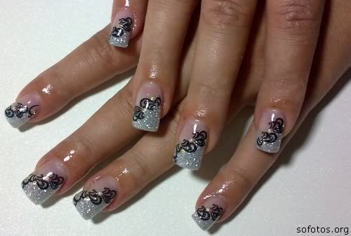 Unhas decoradas postiças