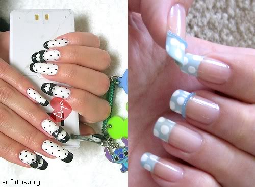 Unhas decoradas simples
