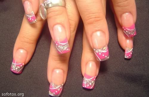 Unhas grandes decoradas