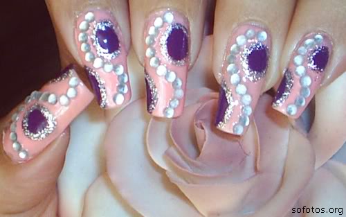 unhas postiças decoradas