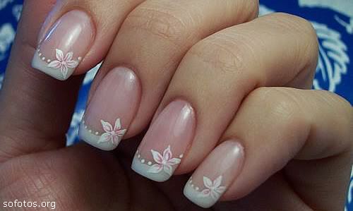 unhas simples decoradas